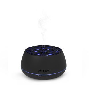 AMELUM Ultrasonic diffuser 400 ml, with integrated speaker, wifi, dark wood color